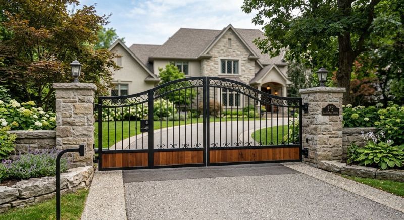 Driveway Fence Installation in Cumming, GA